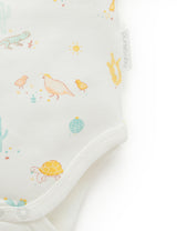 Purebaby 2 Pack Bodysuit Gift Pack Desert White Print