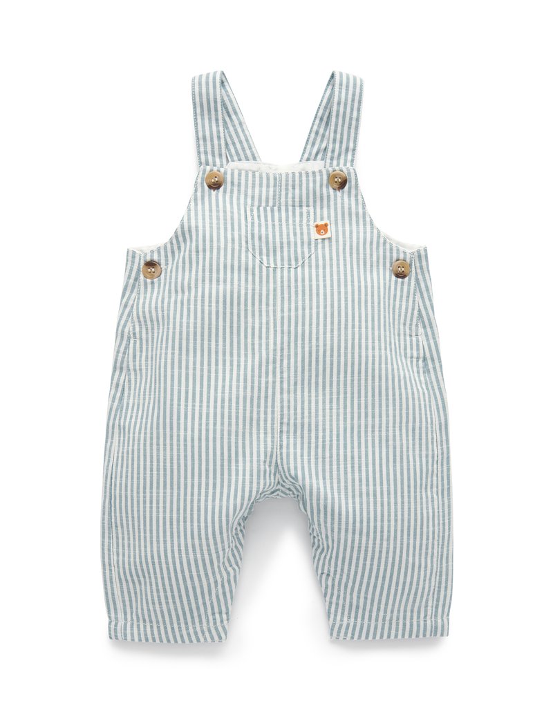 Purebaby Woodland Overall - Lake Stripe