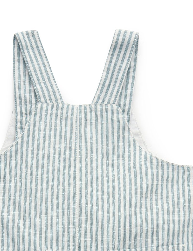 Purebaby Woodland Overall - Lake Stripe