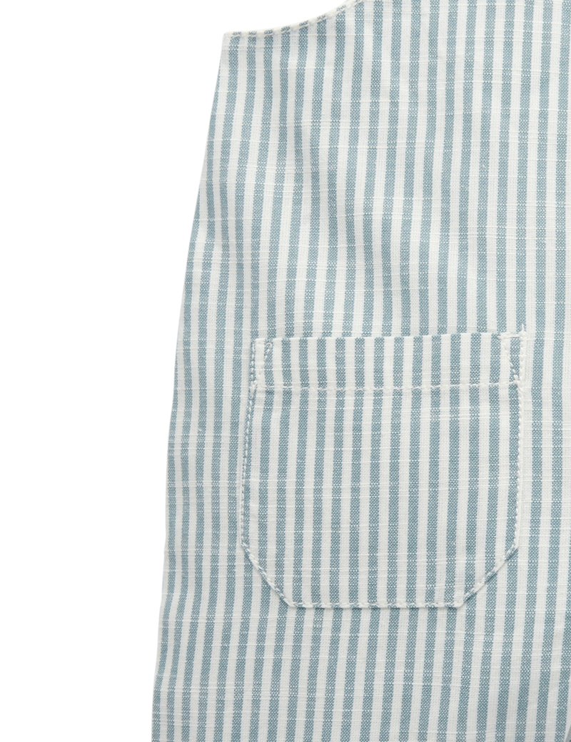 Purebaby Woodland Overall - Lake Stripe